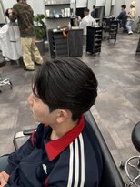 メンズサロンドットリアン(dot. lien)&nbsp;センターパート（縮毛矯正）