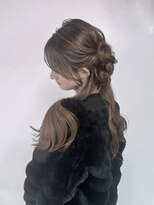 銀座新橋着付けヘアセットサロン［N］&nbsp;ハーフアップ/編み込み/結婚式/浴衣/ヘアセット/銀座