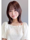 【ピンクブラウン】【小顔カット】【艶カラー】20代30代40代