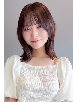 ケアアンドデザイン 今里本店(care&design fulfill) 【ピンクブラウン】【小顔カット】【艶カラー】20代30代40代