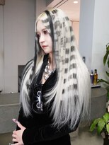 シオン(shion) ダブルカラーホワイトベージュブリーチロング_ba585782