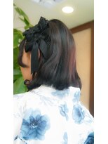 ネス(NESS) 【浴衣ヘアセットアップ】大人っぽい浴衣のセット311
