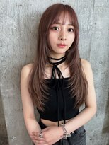 ビオルネ 浦安店(VIE.ORNER)&nbsp;韓国風レイヤーカット＆ピンクベージュ