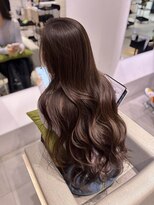 ステア ケース(stair case)&nbsp;韓国ロングレイヤーカットチョコブラウンカラー