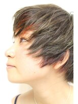ブルー(Blu) 【Blu hairclinic&design】耳下インナーカラー☆