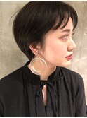 黒髪ショート