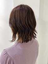 ロンドアベニール 北千住(Lond avenir)&nbsp;前下がりボブ☆ピンクブラウン