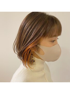 ベルベット(Velvet) orange beige 【カンマテ　チカコ】