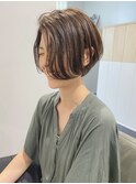 前下がりハンサムショート◎