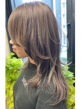 スリル ヘア アンド ネイル デザイン 恵比寿店(sulir hair and nail design) ナチュラルウルフ/こなれヘア/ロングウルフ20代30代40代