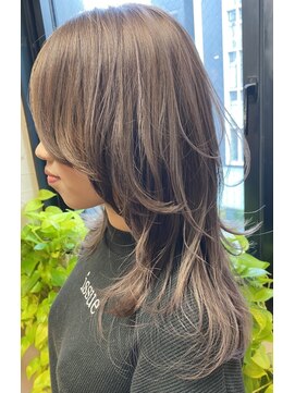 スリル ヘア アンド ネイル デザイン 恵比寿店(sulir hair and nail design) ナチュラルウルフ/こなれヘア/ロングウルフ20代30代40代