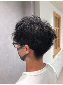 メンズパーマ スパイラル ツイストパーマ カット