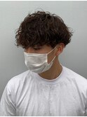 メンズカットパーマ