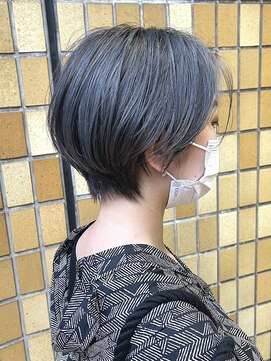 ラボー ノースプラザ店(LA'BO) 【LA'BO三浦】ショート×シルバーグレー