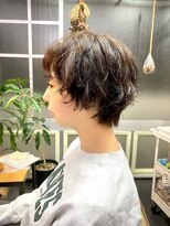 ポタム 東中野(potamu)&nbsp;ショートボブにパーマ
