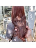 ブリーチ無しチェリーレッド