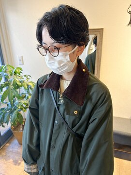 メルト 吉祥寺(melt) *高塚*黒髪ハンサムショートくせ毛風パーマ前髪パーマ20代30代