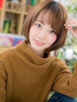 カバーヘア ブリス 上尾西口店(COVER HAIR bliss) 大人ハイライト透け感ツヤ髪前下がりミニボブc5上尾10代20代30代