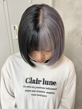 ルノン シェリー(LUNON cheliy) ブラック×シルバー/2トーンカラー/デザインカラー