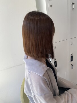 ジュネス 奈良橿原(Jeunesse) 【髪質改善】酸性縮毛矯正で収まりまくるボブ