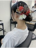 成人式タイトシニヨンヘアセット！美由紀