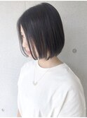 【morio成増/児玉】前髪無し　黒髪ボブ