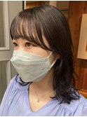 透明感カラー/ 艶カラー /艶髪/顔まわりカット/小顔カット