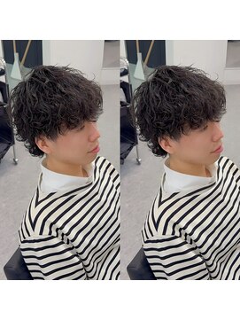 ブライト(BRIGHT) マッシュウルフ波巻きスパイラルパーマ