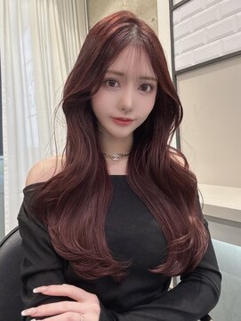 リリー(Lilley) 【lilley 稲永麻衣】顔周りカット+ダブルカラー+韓国ヘア