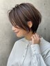 【脱白髪染&白髪ぼかし】顔型診断カット＋髪質改善カラー＋ハイライト＋トリ