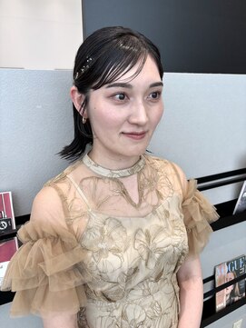 ケーツー 谷町(K-two) タイトなお呼ばれヘアセット*ヘアアレンジ*結婚式*オケージョン