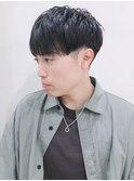 【松戸 テラカド】メンズナチュラルマッシュ 黒髪 春夏