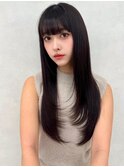 レイヤー/ネビージュ/韓国ヘア/イメチェン/縮毛矯正/中野/