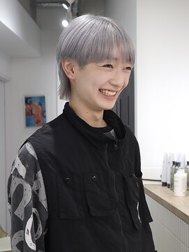 メンズペレ 渋谷(MEN'S PELE) サーフカール/スパイキーショート/ブルーブラック/渋谷