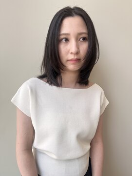 ユニバイリサ 天神大名店(uni by risa) 天神/大名/髪質改善　レイヤーカット　ツヤ髪　顔まわりカット