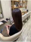 オリーブブラウン高濃度水素カラー【髪質改善】