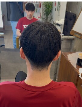 サーフカール/フェザーパーマ/ブルーブラック【都賀/メンズ】