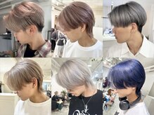 メンズ×ブリーチカラー[韓国/ダブルカラー/梅田/髪質改善]