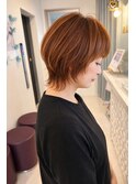 白髪ぼかしで軽さが出る大人ウルフショート3
