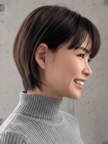 トゥルートラスト 和戸店(True Trust)&nbsp;ナチュラルショート×ダークブラウン 耳掛けショート