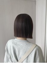 コレロ ヘアー(KORERO hair)&nbsp;20代、30代、40代に人気！艶ブラウン切りっぱなしミニボ