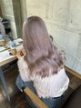 ガルボ ヘアー(garbo hair)&nbsp;ブリーチ１回／ミルクティグレージュ(ブリーチ履歴なしだと2回)