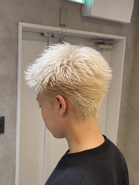オリジン 大須 上前津(ORIGIN) スパイキーショート×ホワイトベージュ