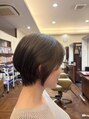 クレールボワス 引佐店(Clair,e bois) サイドの長さを残し襟足スッキリの大人ショート