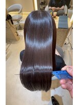 リリー 鷺沼店(RILLY) 〈キシタクヘアー〉髪質改善カラー×ラベンダー・バイオレット