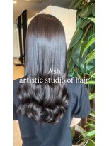 アッシュ アーティスティック スタジオ オブ ヘア(Ash artistic studio of hair)&nbsp;ダークグレージュ
