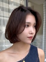 エルヘアメゾン(el. hair maison) レイヤーボブ静岡ボブショートボブピンクブラウン韓国ボブ