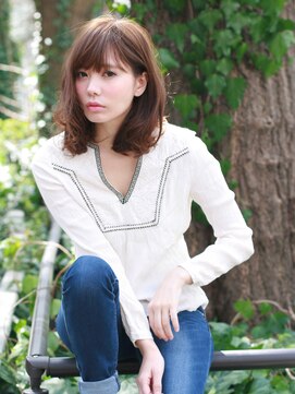 ランティス(LANTiS) 『 feather curl 』natural midi