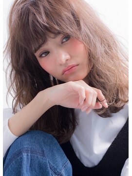 セラ バイ ユーレルム(SerA by U-REALM) ピンクベージュカラーパーマ 担当 森