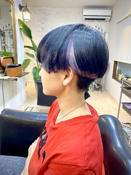 ヘア メイク ヴァーブ(hair make Verve) マッシュ×ラウンドインナーカラー
